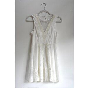 BCBGeneration White Floral Dress